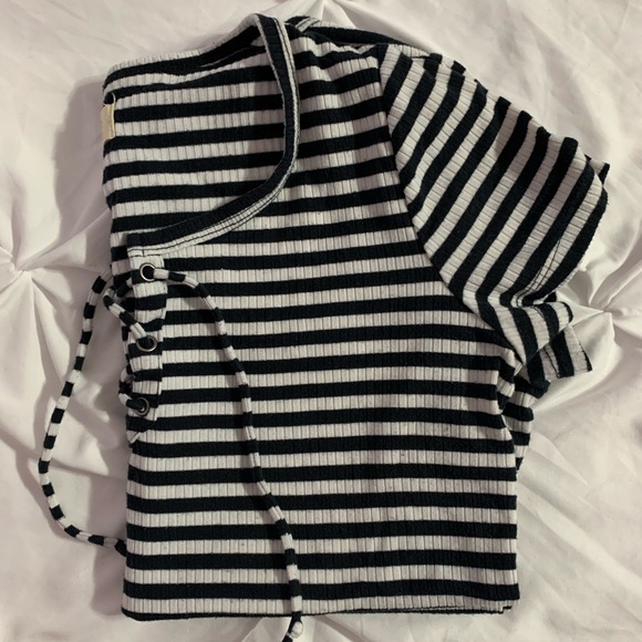Hollister Tops - Striped Crop Top